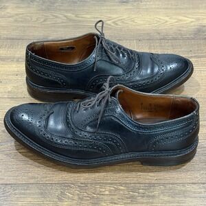 Allen Edmonds Shoes Mens 9 D McTavish Wingtip Oxford Dress Chestnut Brown Brogue